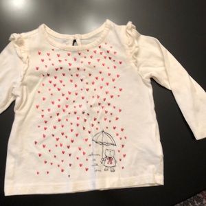 Gap winnie the pooh Valentine’s shirt